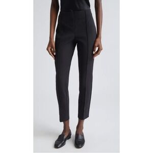 Lafayette 148 Gramercy Pants M Slim Pintuck Stretch Career Chic Workwear